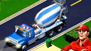 เกมส์แนะนำรถ โม่ปูน รถบรรทุก รถบัส รถดับเพลิง รถขยะ Kids Vehicles: City Trucks screenshot 4