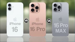 iPhone 16 Vs iPhone 16 Pro Vs iPhone 16 Pro Max