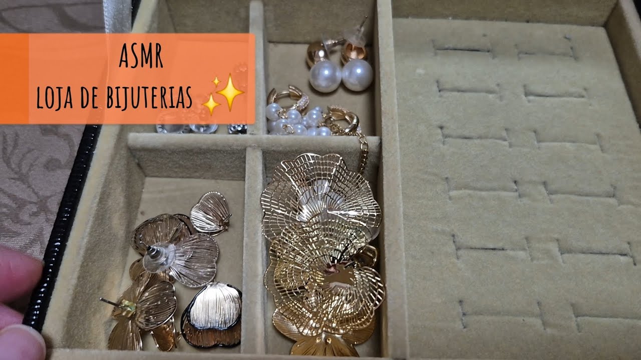 ASMR caseiro vendedora te vende bijus ✨️💁🏻‍♀️🩷 #asmrbr #vozsuave #asmrroleplay #relaxamento