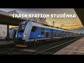 Field recording - ten minutes at the train station in Studénka.