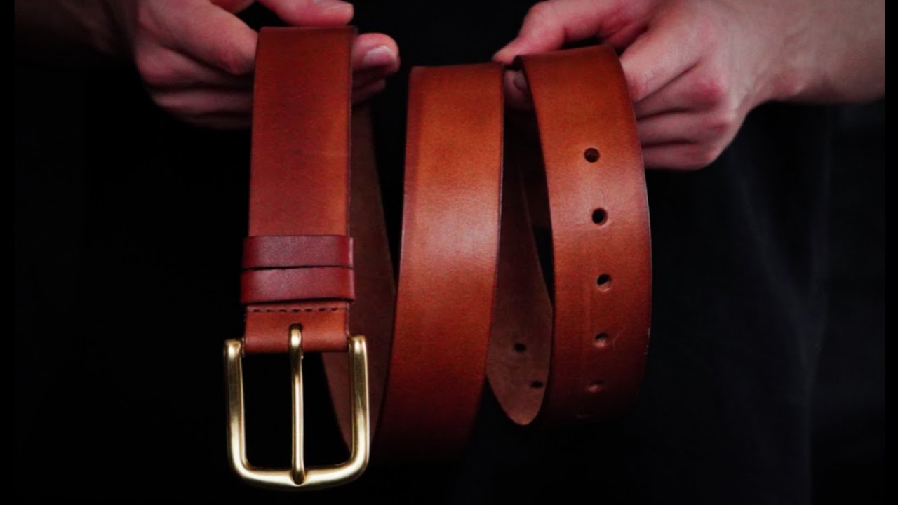 Кожаный ремень своими руками. Как сделать кожаный ремень.