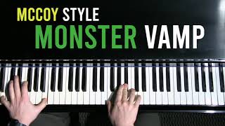 McCoy Style Monster Vamp | Minor Pentatonic Fourth Stack Vamp | Jazz Piano: Short Practice Ideas