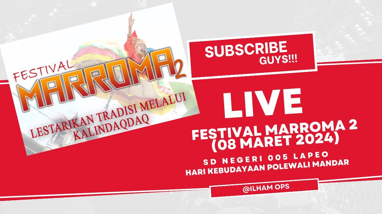 SD NEGERI 005 LAPEO Menggelar FESTIVAL MARROMA 2 | HARI KEBUDAYAAN POLEWALI MANDAR | 08 Maret 2024