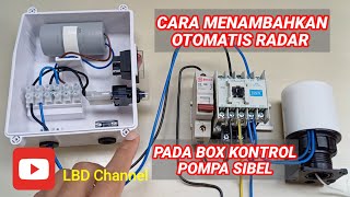 Cara pasang radar otomatis toren pada box kontrol pompa submersible