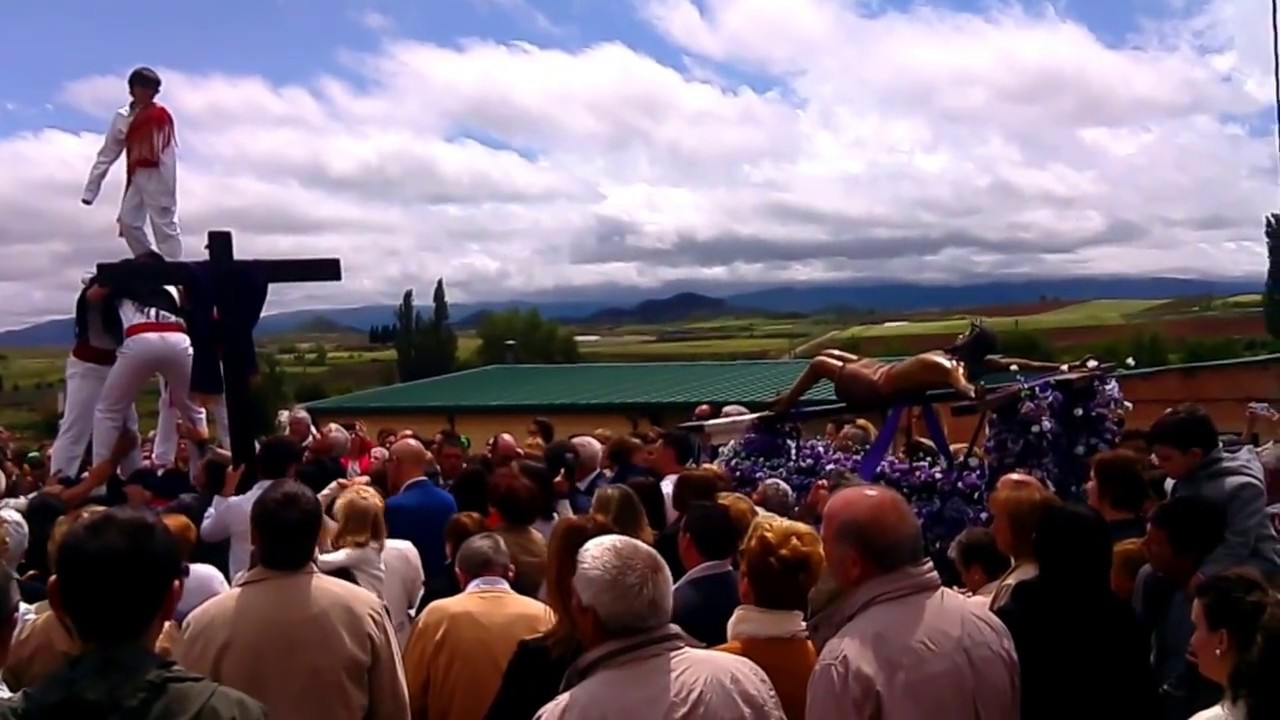Bajada del Cristo de La Trinidad 2016 Hormilla (La Rioja)