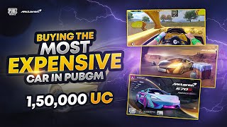 Buying the MOST EXPENSIVE Car Skin in PUBG Mobile || McLaren Opening and Gameplay || Shru Gaming