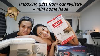 Unboxing Gifts from Our Wedding Registry + Mini Home Haul! by AllysiuTV 1,775 views 3 years ago 19 minutes