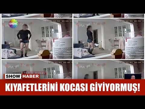 Kıyafetlerini kocası giyiyormuş!