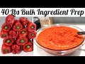 How to NATURALLY PRESERVE Red Bell peppers for 6 months! Bulk ingredient prep for easy meals
