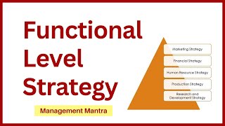 Functional level strategy, Functional level strategy in strategic management,  revision