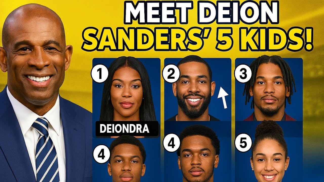 Deion Sanders 5 Kids Meet the Next Generation of Prime Time! YouTube