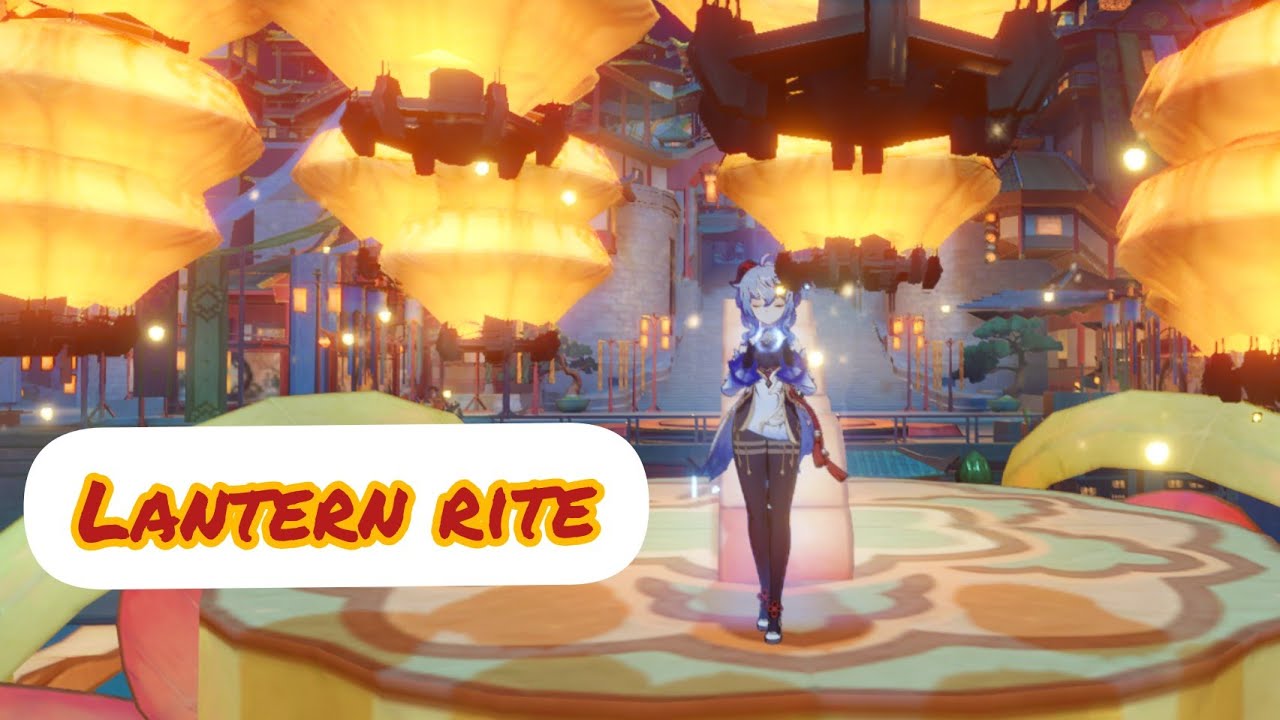 Genshin Impact Lantern Rite Theme Song YouTube