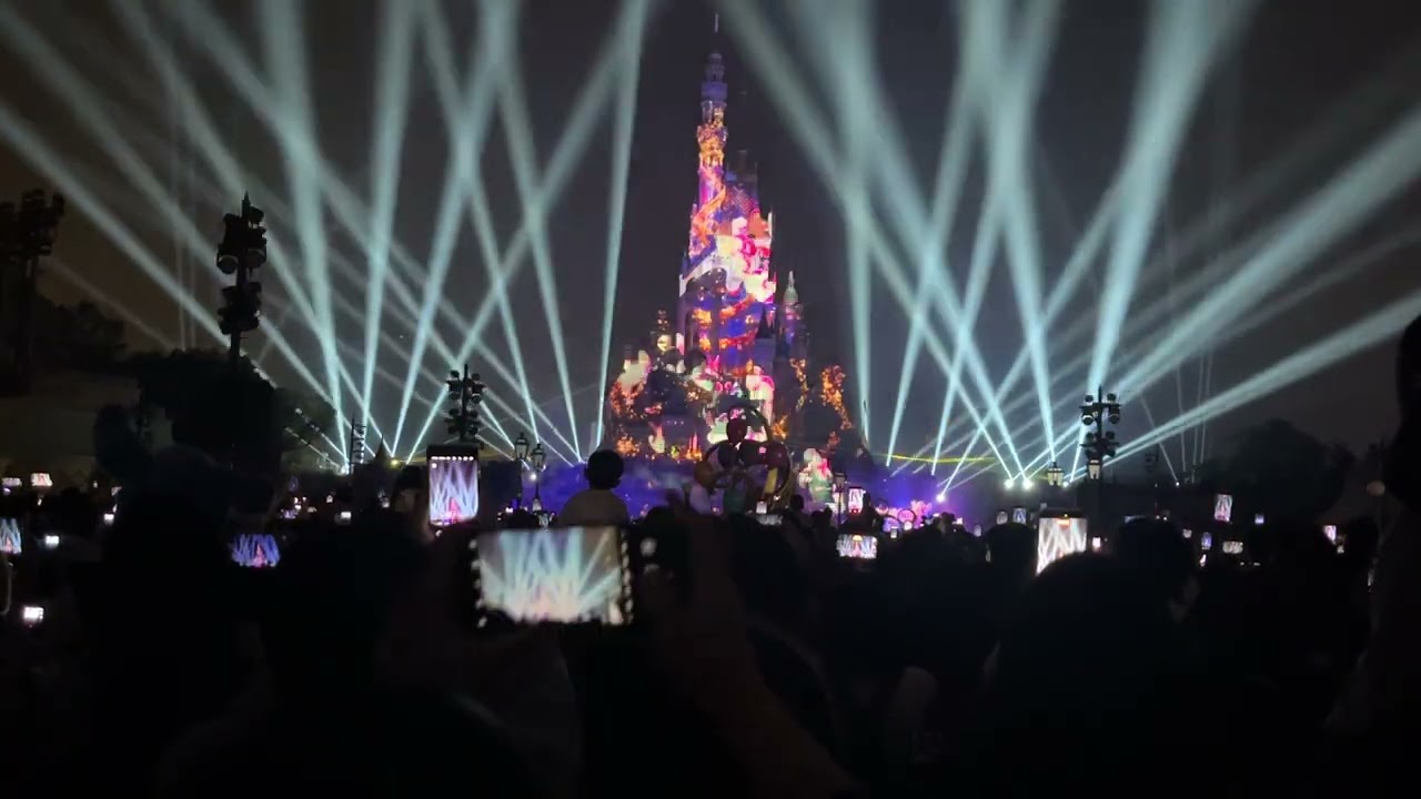 Disneyland Hong Kong fireworks 20th Anniversary