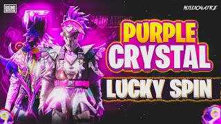48,000 UC Purple Crystal LUCKY SPIN OPENING | NEW Purple Crystal SPIN - Millionaire YT