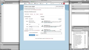 How to Embed a Twitter Feed into Dreamweaver