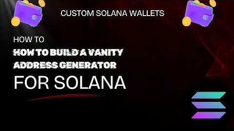I Built a Custom Solana Vanity Address Generator (Website from Scratch)