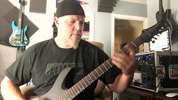 Line 6 Helix and Shuriken combo - jamming along with Illicit Ties track