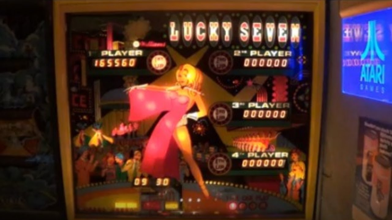 ラッキー7 LUCKY SEVEN PINBALL MACHINE 1978 - BY WILLIAMS OWNED SINCE