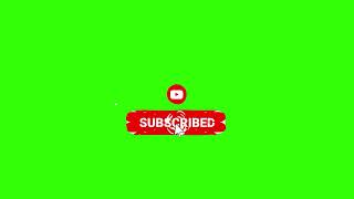 Liquid YouTube Subscribed Button Green Screen Effects
