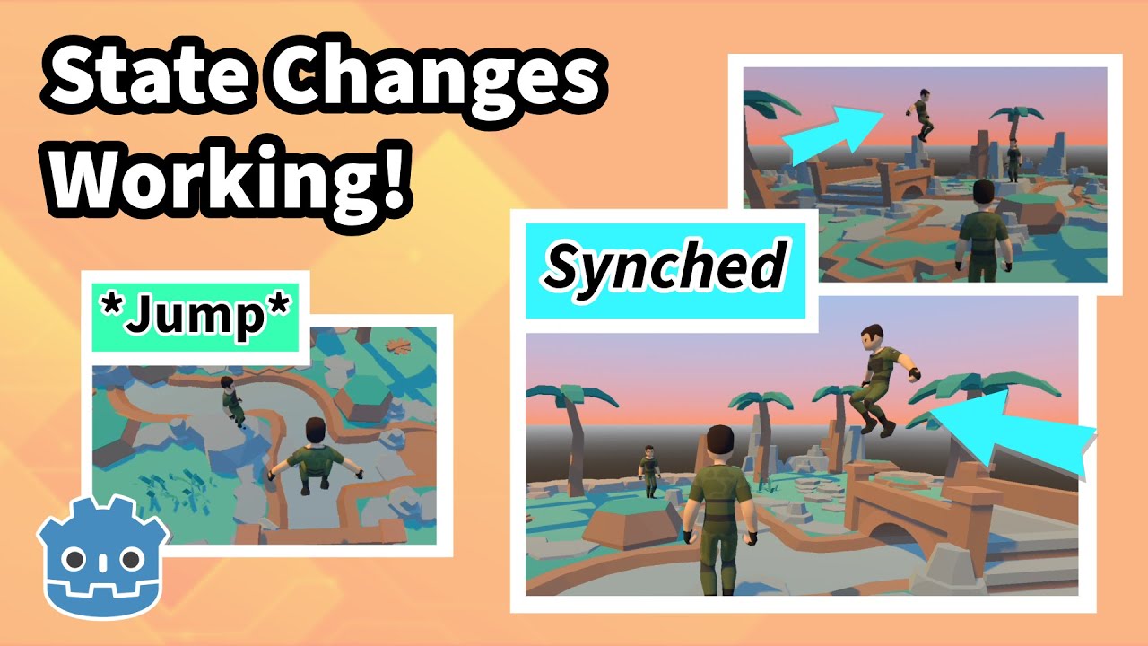 RewindableStateMachine works! | Godot Multiplayer + Netfox