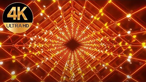 4k 10 hour Red Dimond party light tunnel crazy VJ loop selection -Big screen visuals, animation