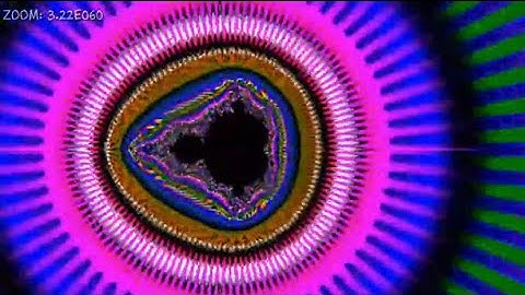 100 Realxing Colors - A Mandelbrot Zoom