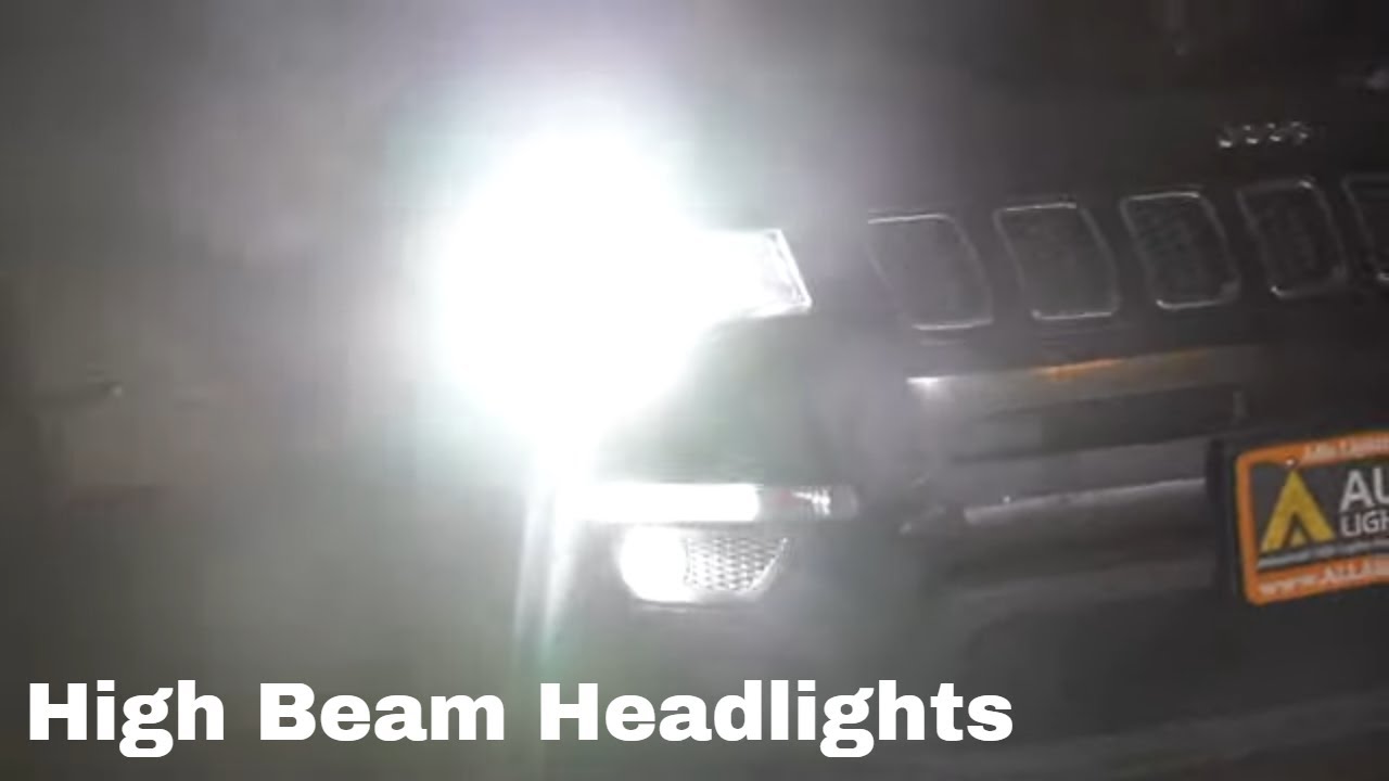 How to Change | Replace Jeep Compass Headlight Bulb 9005 High Beam