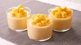 Mango Mousse - Easy and Creamy Dessert (only 4 Ingredients)