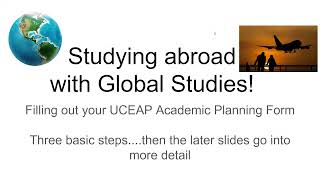 Famous UCSB Global Studies: Filling out your Academic Planning Form for a UCEAP Study Abroad Application Net Worth