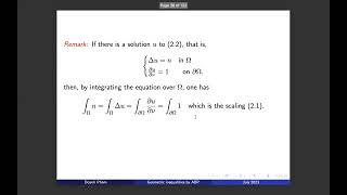 Doanh Pham (Rutgers and SGU) - Some geometric inequalities by the ABP method