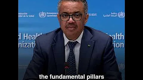 Dr Tedros - six months since declaration of public health emergency of international concern