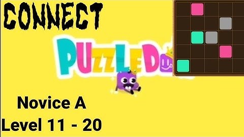 Puzzledom # 02 || Connect Novice A 11 - 20