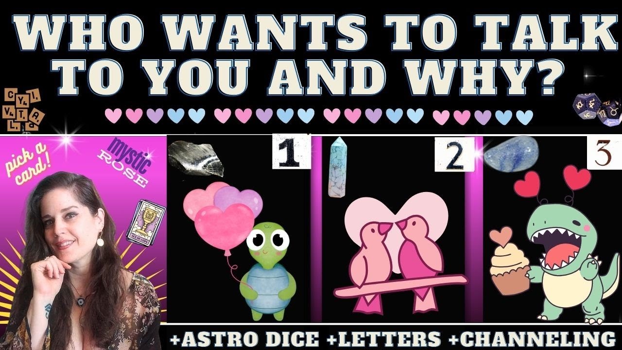 WHO WANTS TO TALK TO YOU and WHY? WHAT DO THEY WANT TO SAY? 💗 TAROT PICK A CARD