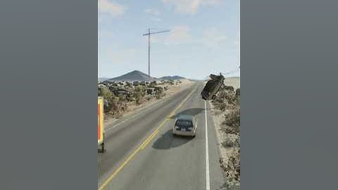 Realistic Car Crashes On Highway #141 - BeamNG.Drive