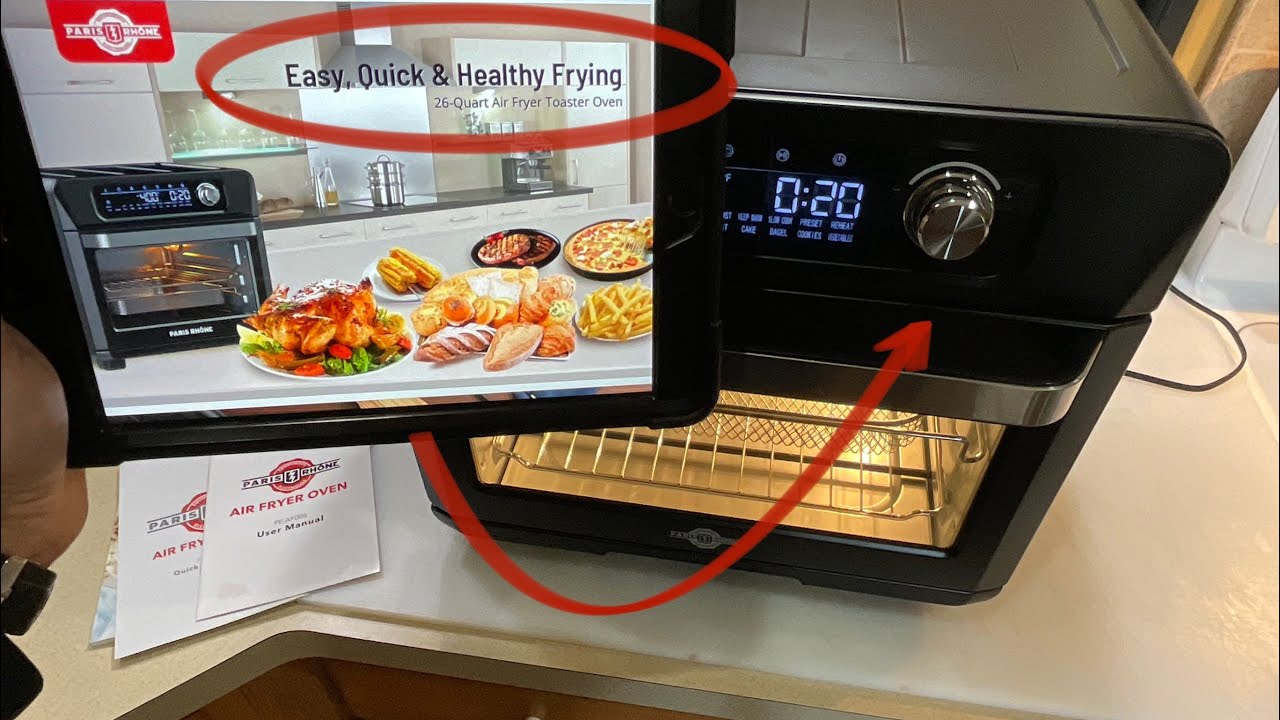 Honest Review of The Paris Rhone 26 QT Air Fryer Toaster Oven