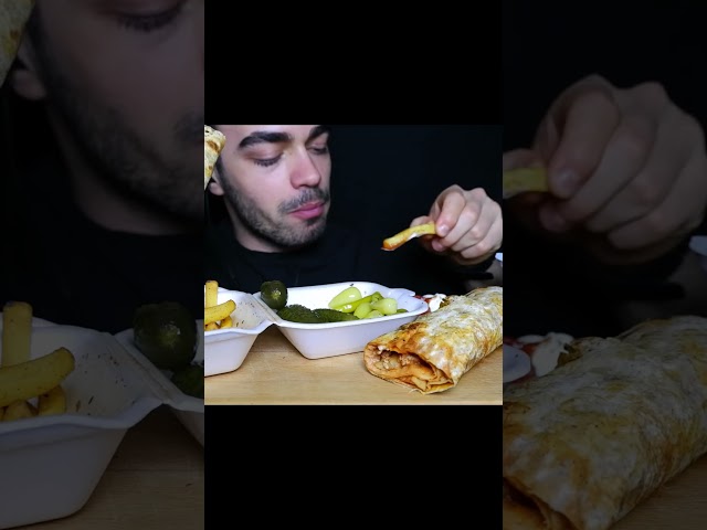 Zurna Dürüm Mukbang ASMR #shorts  #asmrfood #foodasmr #mukbang