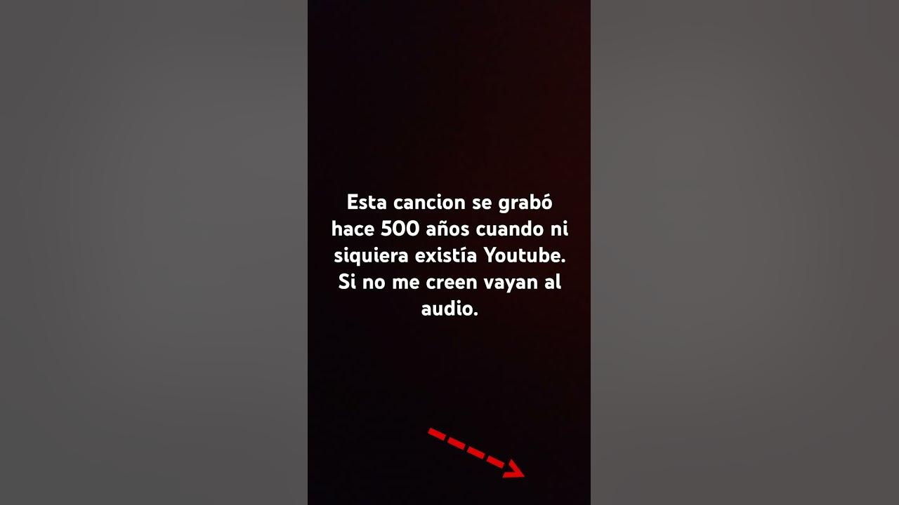 cancion de hace 500 años 😱 #shorts #babyhotline