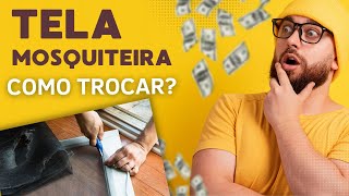 Como Trocar Tela Mosquiteira - RÁPIDO e BARATO