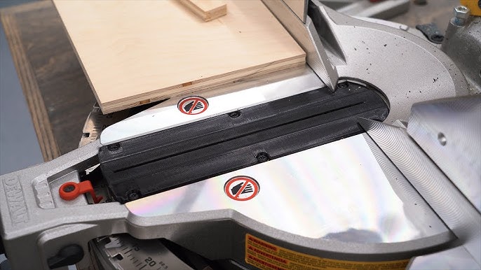 Attached FastCap Zero Clearance Tape to mitre saw : r/Tools