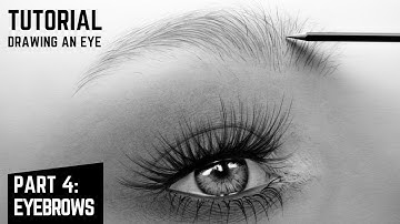 How to draw realistic eyebrows for beginners | step by step tutorial