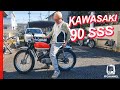 世田谷ベースに KAWASAKI 90 SSS が納車された日【２ストバイク】