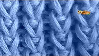 Cómo Tejer PUNTO ORIENTAL. Ideal para Bufandas - 2 agujas (528)