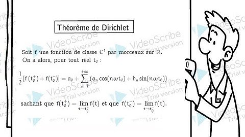 Série de Fourier #5 - Exercice 3 Partie 2/2 : Série de Fourier : Théorème de Dirichlet