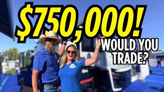 Would We Trade Our Class A for a $750,000 Luxury RV? (Hershey RV Show 2027)