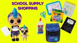 punk boi goes school supply shopping dinosaur scare