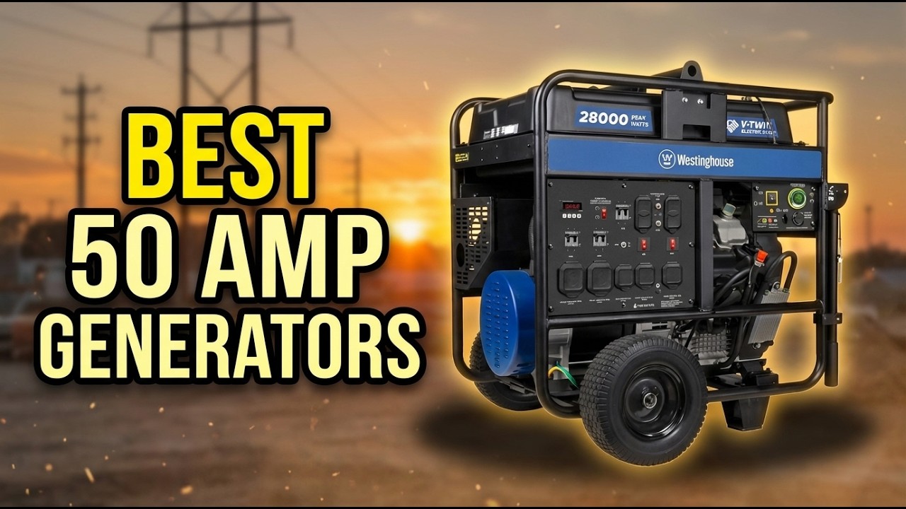 Best 50 Amp Generators 2026: Top 6 Picks for Home Backup & Jobsite ...
