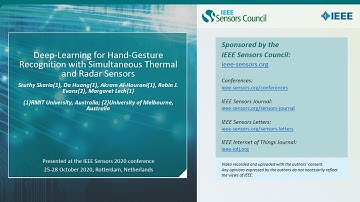 Deep-Learning for Hand-Gesture Recognition with Simultaneous Thermal and Radar Sensors