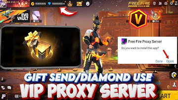 DIAMOND USE VIP PROXY SERVER HOW TO DOWNLOAD | GAMEPLAY PROXY SERVER | VIP FFKIPAS BETA PROXY SERVER