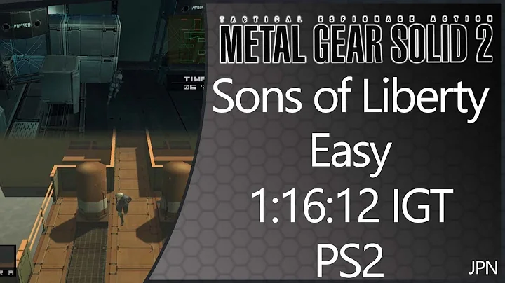 MGS2: Sons of Liberty | PS2 | JPN | Easy | Any% | 1:16:12 IGT