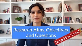 The difference between research aims, objectives, and questions شرح كامل باللغة العربية مع امثلة..